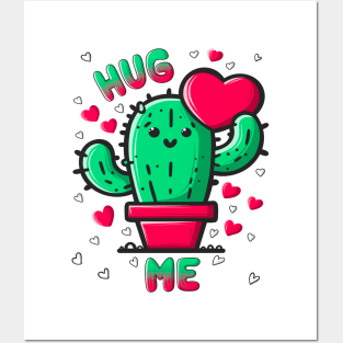 Lovely Cute Cactus Posters and Art